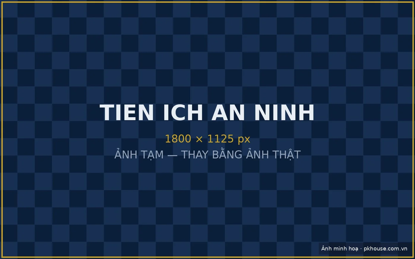 Cổng bảo vệ và chốt an ninh khu An Phú Villas