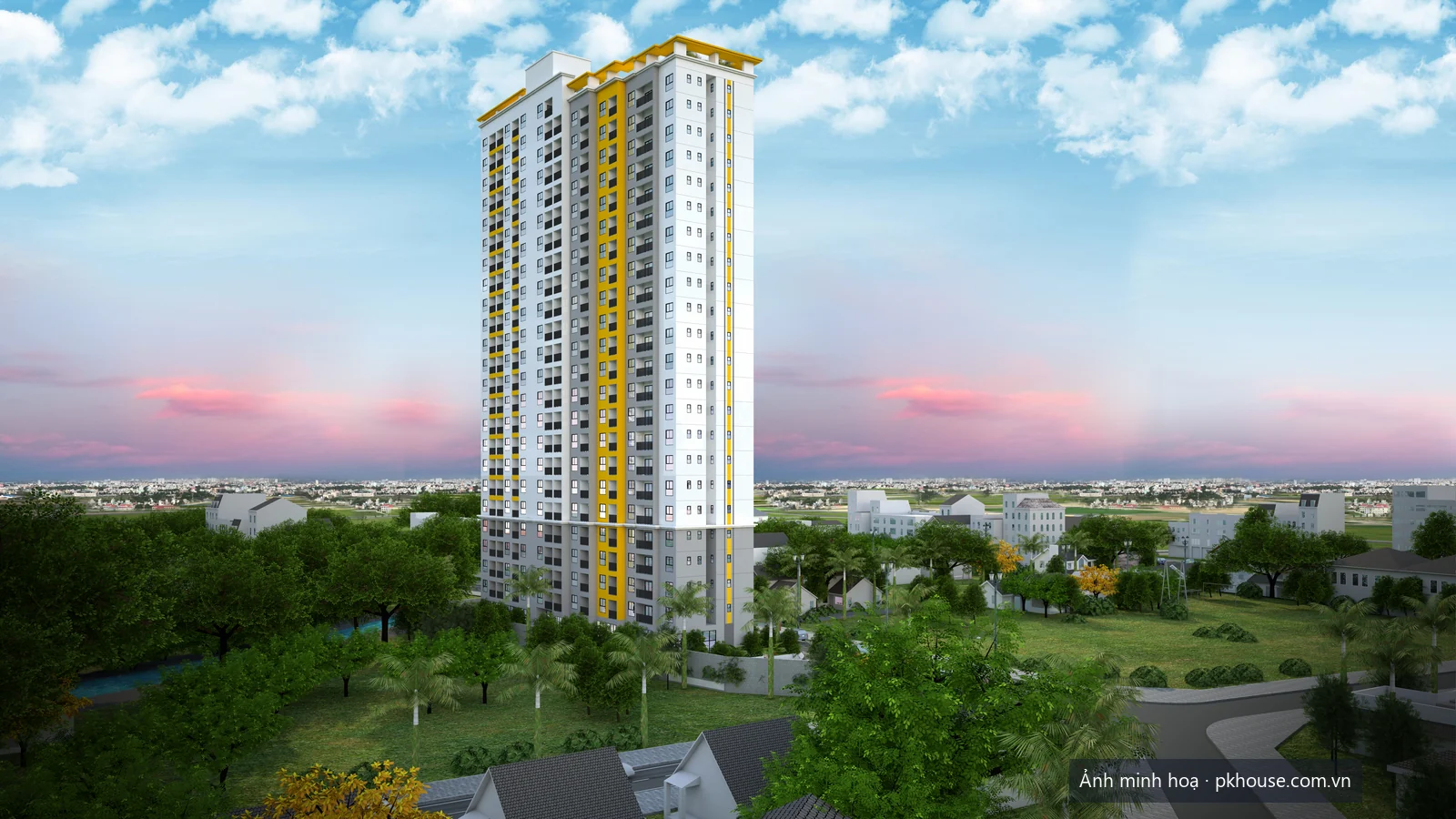 Phối cảnh dự án dự án Bcons Bee