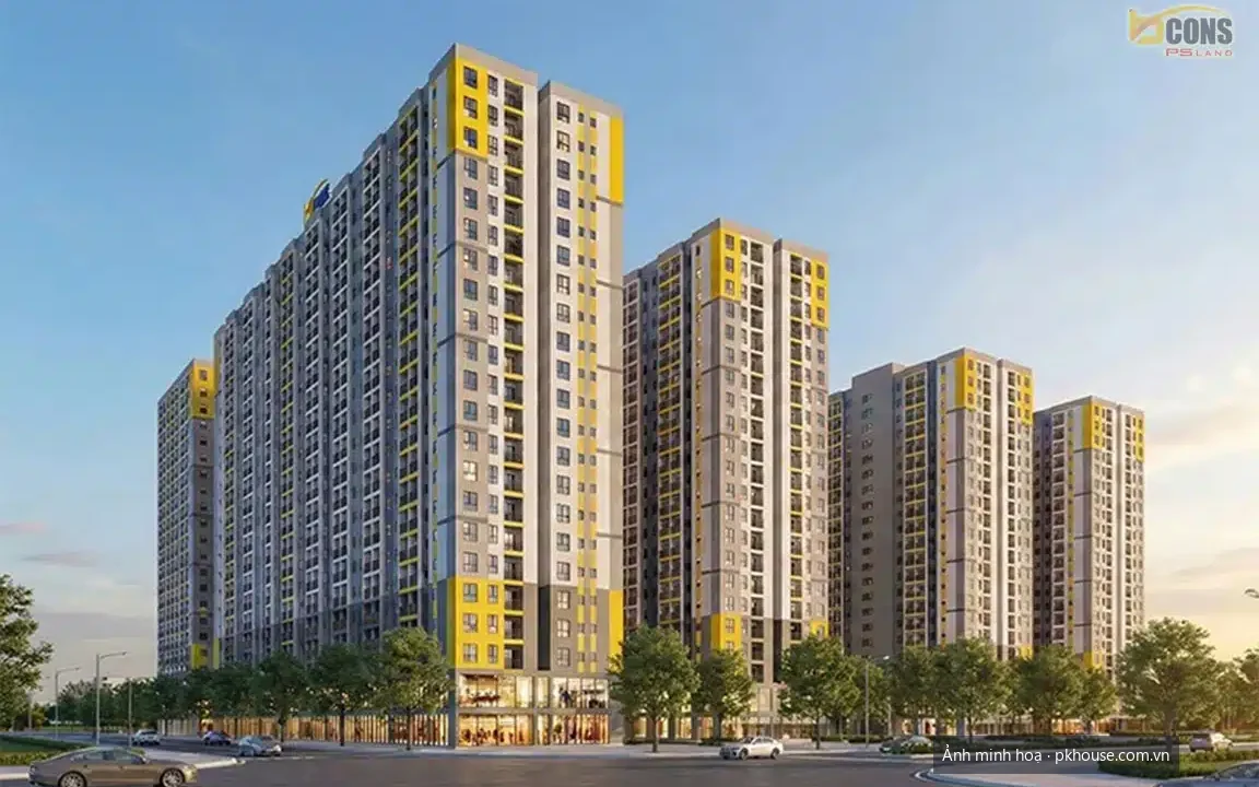 Phối cảnh dự án tại Tam Hiệp, Đồng Nai dự án Bcons Central Park
