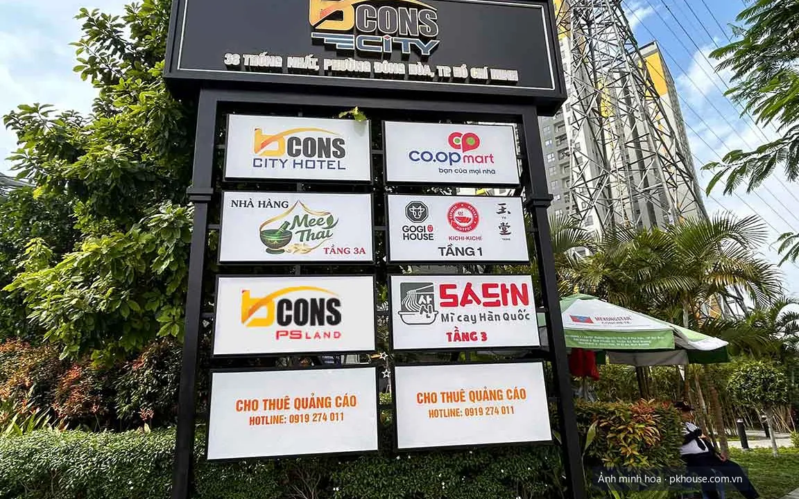 Bản đồ vị trí trên đường Thống Nhất dự án Bcons City – Giai đoạn 1
