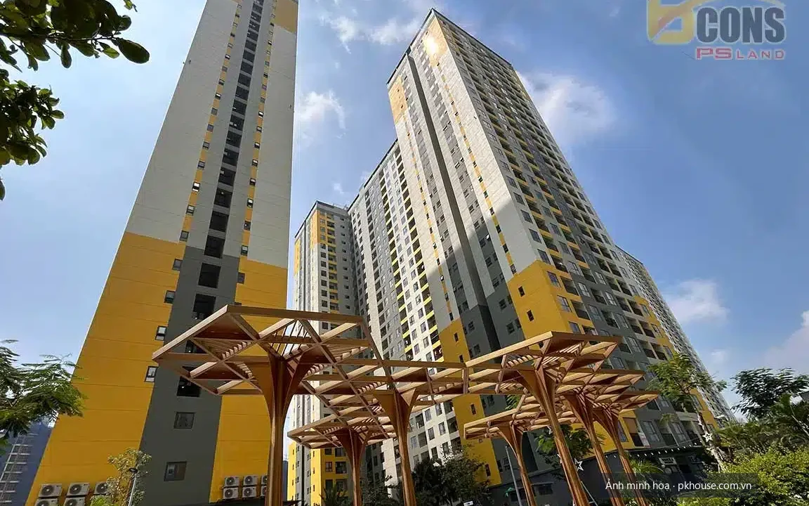 Tháp Green Emerald thuộc giai đoạn 1 dự án Bcons City – Giai đoạn 1
