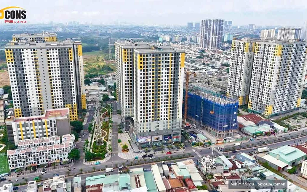 Toàn cảnh khu đô thị Bcons City tháng 3/2026 dự án Bcons City – Giai đoạn 1