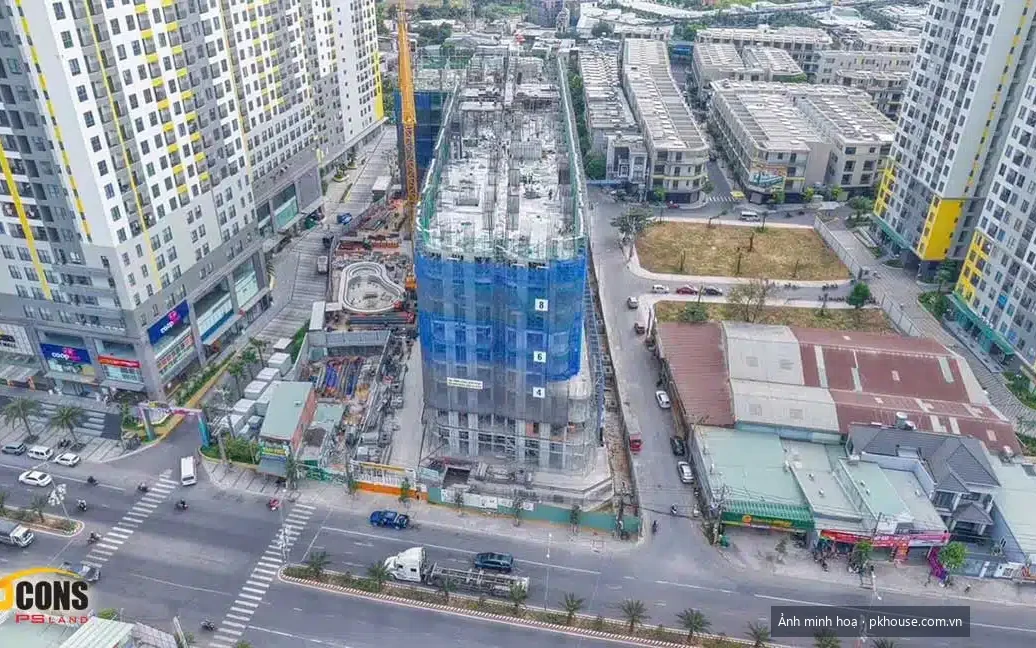 Ảnh tiến độ thi công tháng 2/2026 dự án Bcons City – Green Diamond