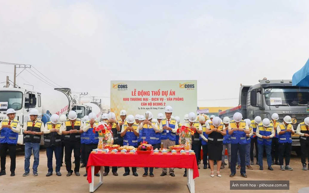 Lễ khởi công ngày 06/11/2024 dự án Bcons City – Green Diamond
