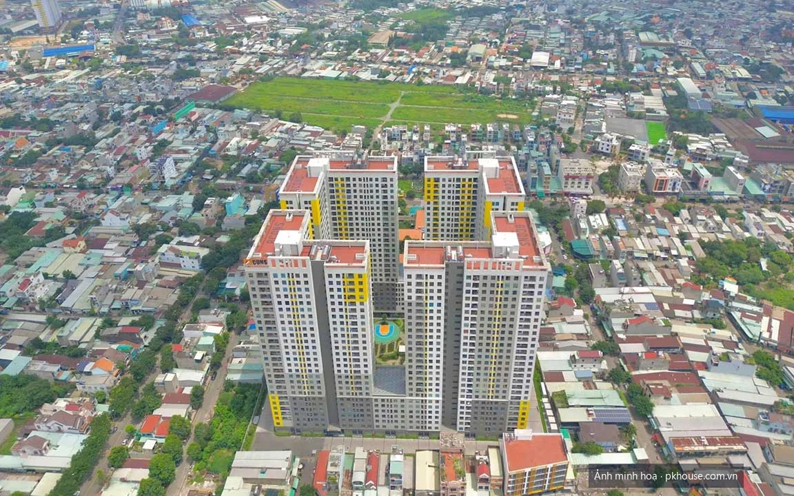 Ảnh thực tế chung cư đã bàn giao dự án Bcons Garden