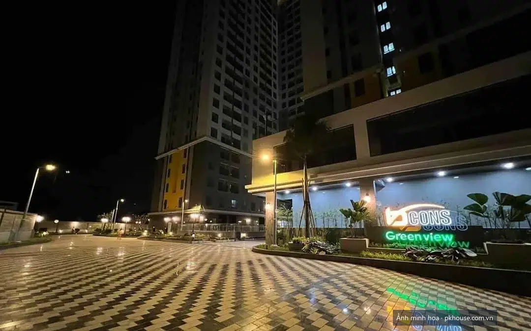 Dự án về đêm dự án Bcons Green View