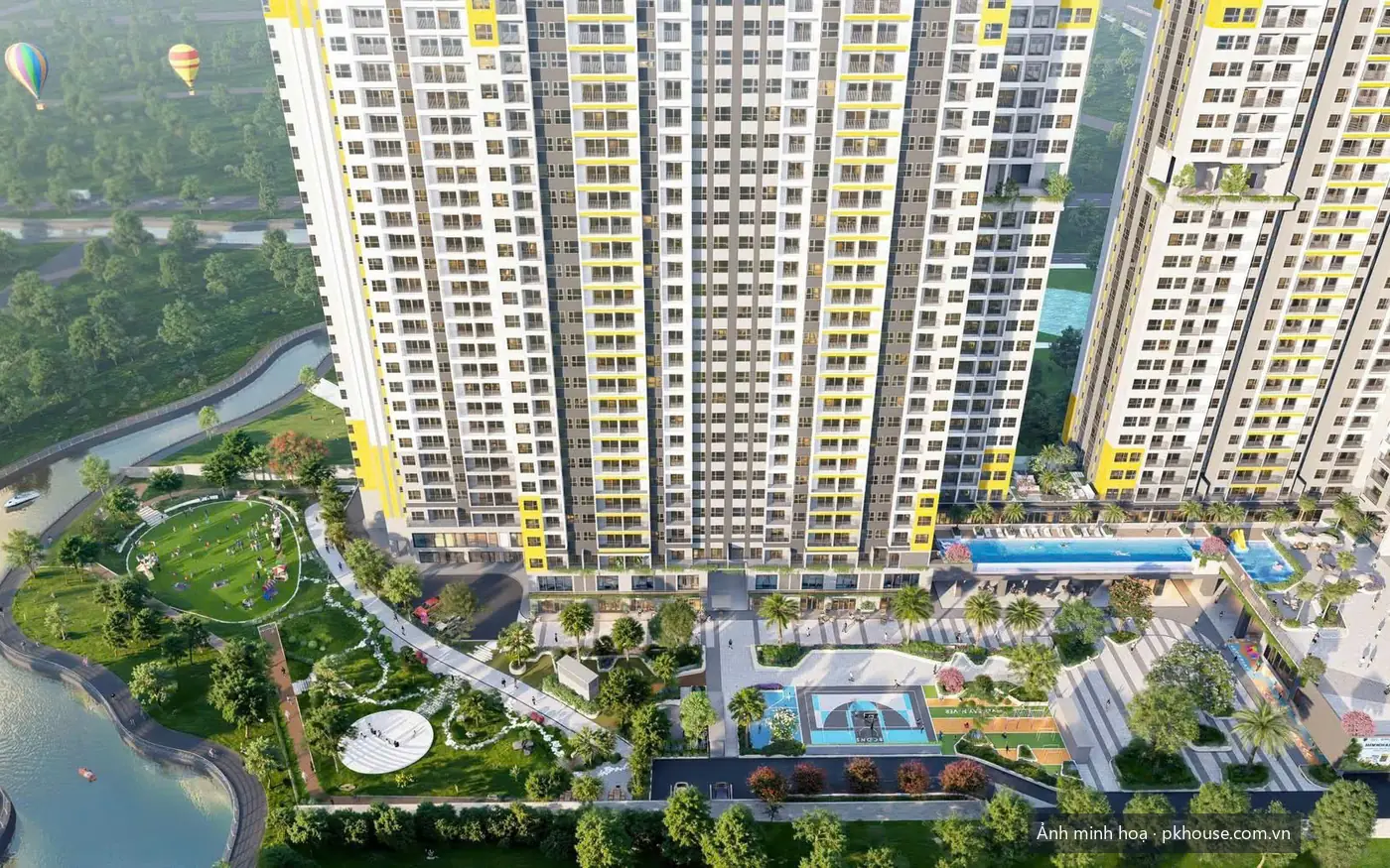 Phối cảnh khu tiện ích nội khu dự án Bcons Hoàng Nam Ngôi Sao