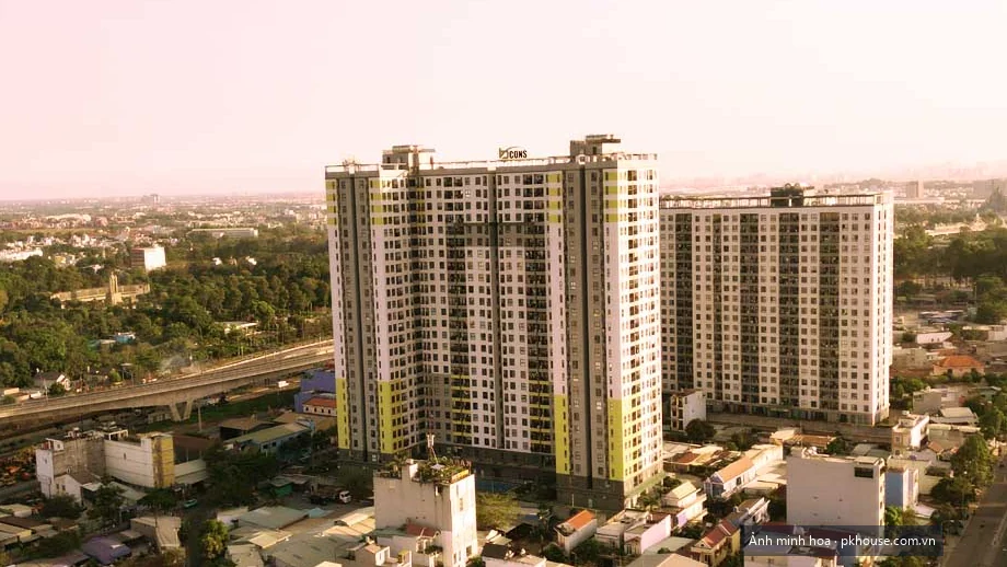 Hình ảnh tổng thể dự án năm 2024 dự án Bcons Miền Đông