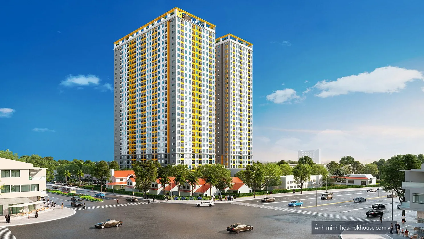 Phối cảnh dự án dự án Bcons Plaza
