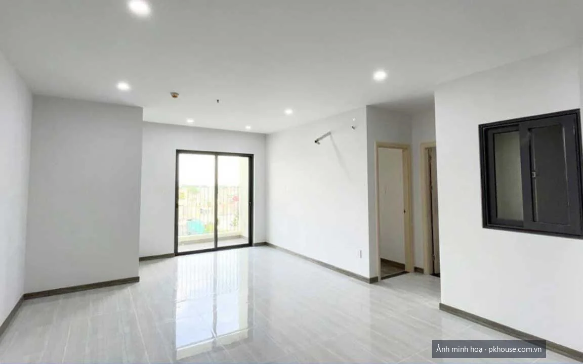 Ảnh thực tế bên trong căn hộ giai đoạn hoàn thiện dự án Bcons Polygon