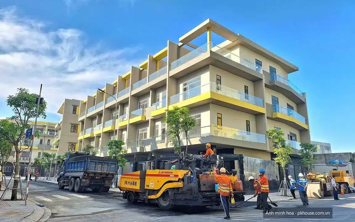 Ảnh thực tế khu nhà phố dự án Bcons Uni Valley