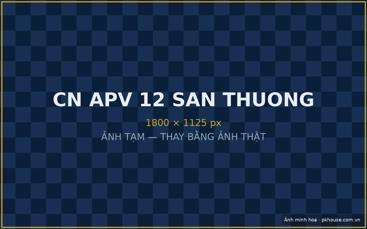 Sân thượng căn nhà phố An Phú Villas