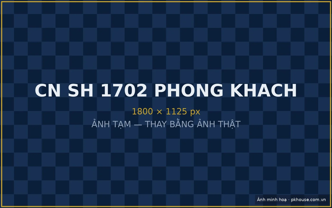 Phòng khách căn hộ 2 phòng ngủ Sky Horizon đã hoàn thiện nội thất