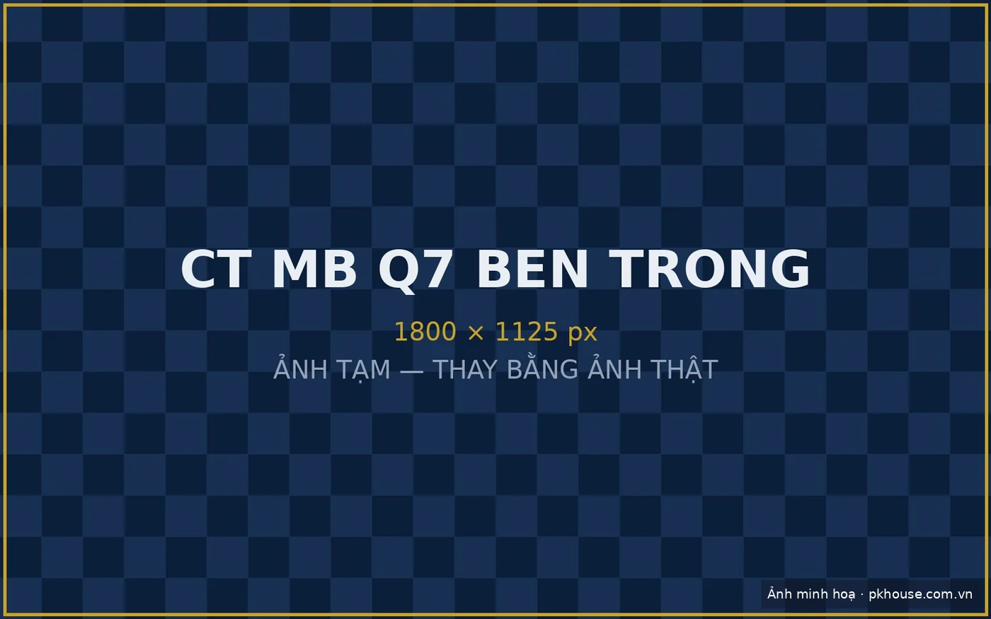 Không gian bên trong mặt bằng kinh doanh 85 m² tại Quận 7