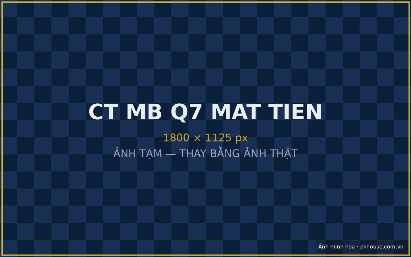 Mặt bằng kinh doanh khối đế tại Quận 7 nhìn từ ngoài đường
