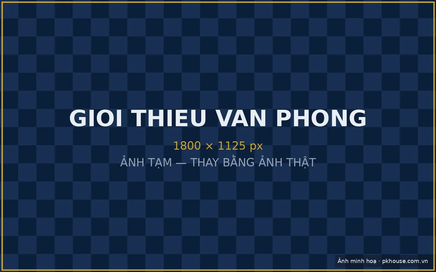 Không gian làm việc tại văn phòng PK Real Estate